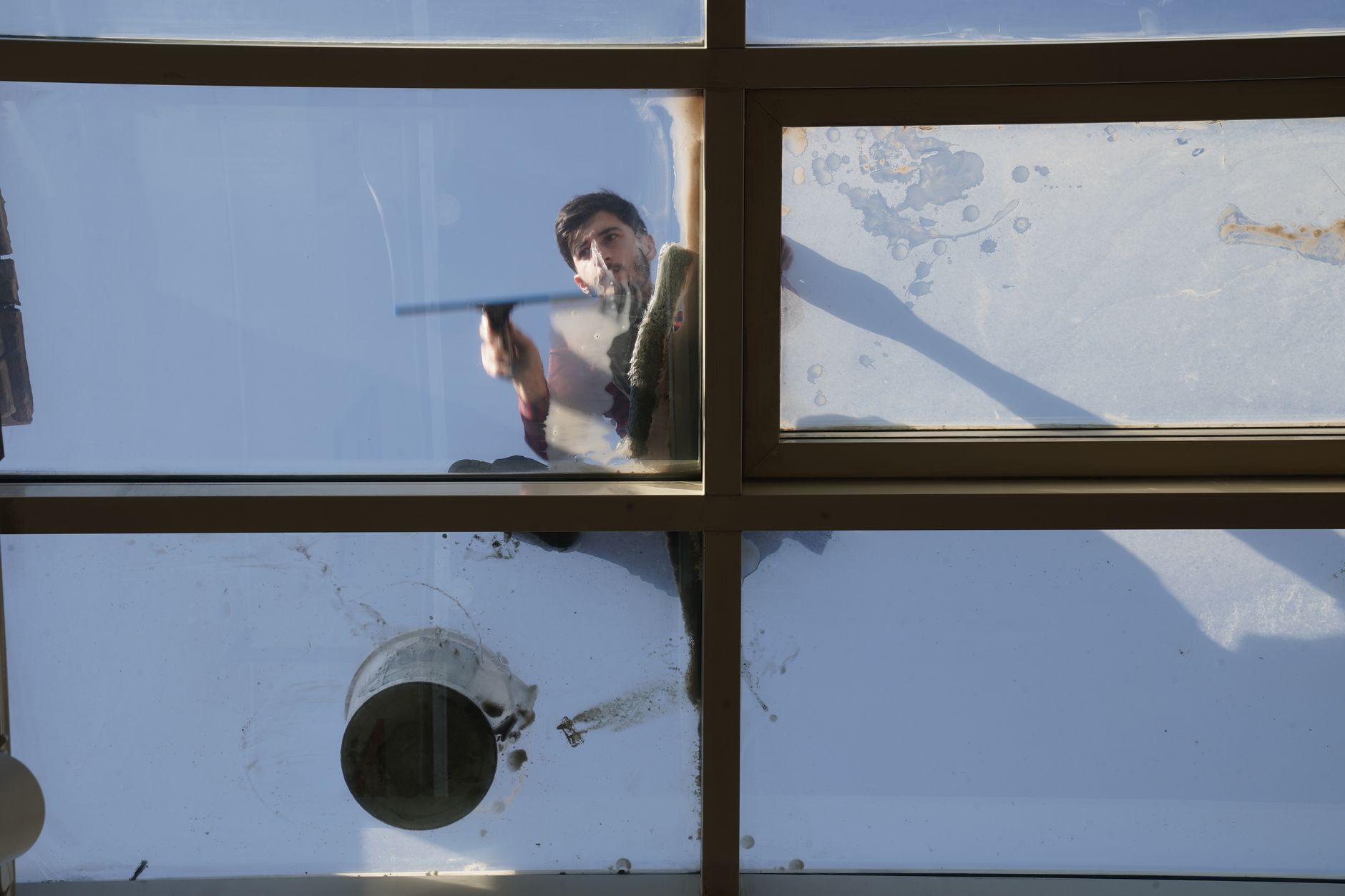 Clear Solutions Professional Window Cleaning at work